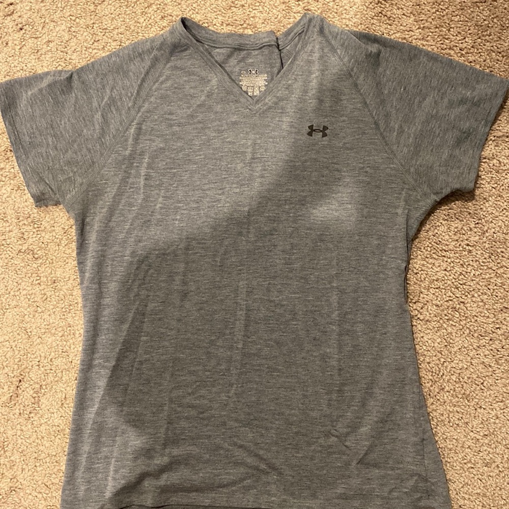 Grey Underarmour workout t shirt